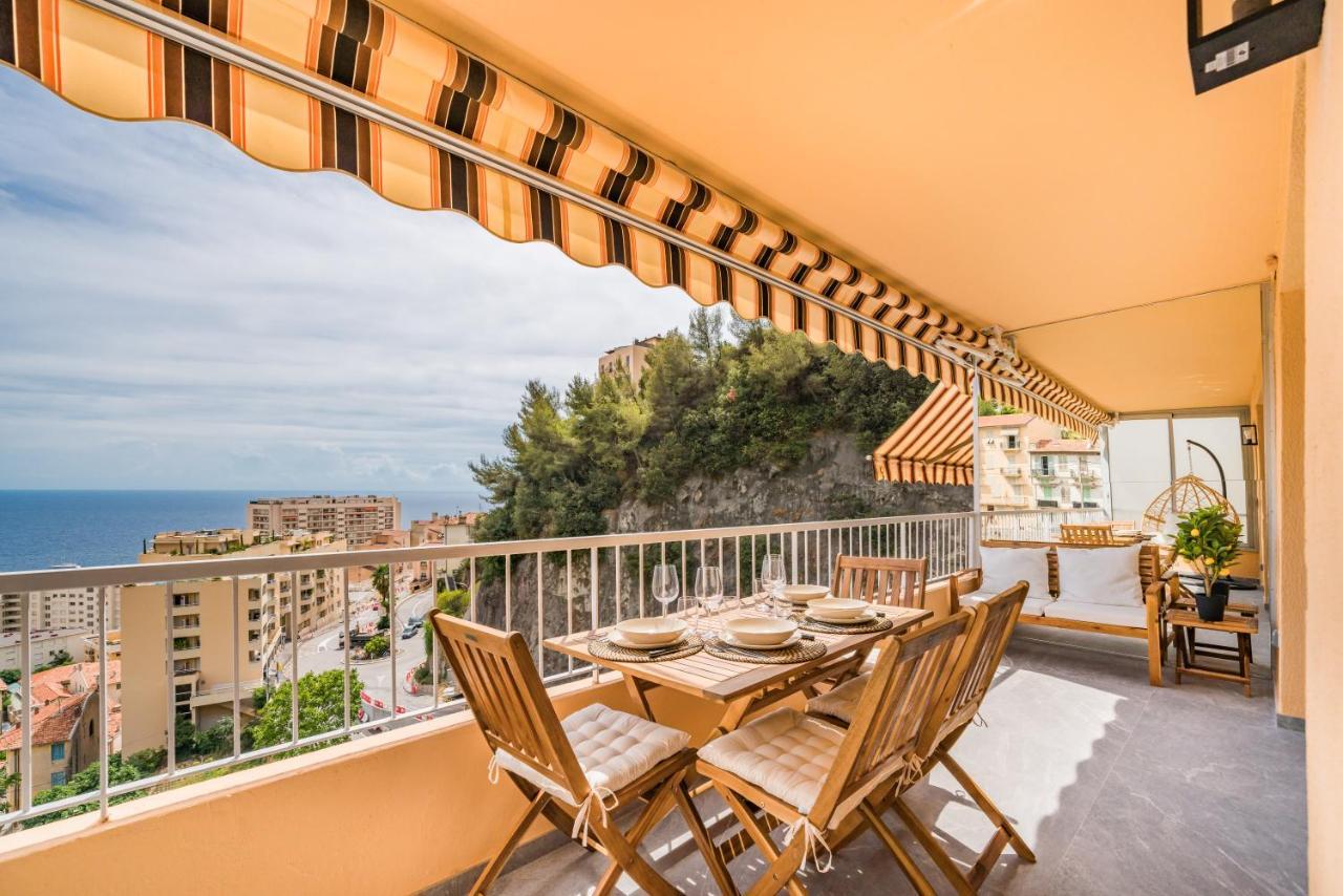 Baie De Monaco - Terrasse Vue Mer - Parking - Af Beausoleil Kültér fotó